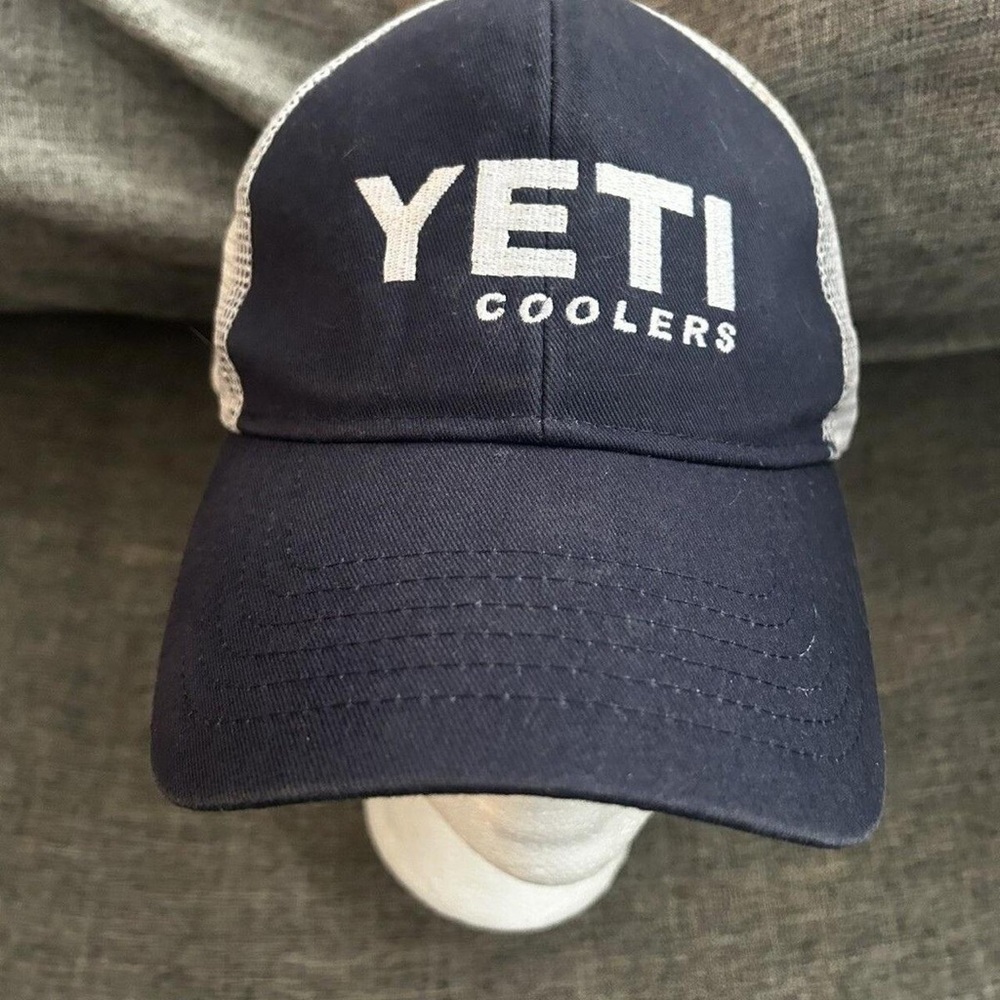 YETI Coolers Navy Cap with White Mesh